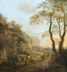 Eine Kutsche in der Landschaft - Atelier von Jan Both — Ansicht des Kunstwerks