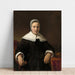 Riproduzione del dipinto Una donna che tiene una rosa - Rembrandt van Rijn