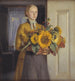 Ein Mädchen mit Sonnenblumen - Michael Ancher — Ansicht des Kunstwerks