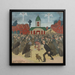 A Holy War - Ivar Arosenius — framed artwork on a wall