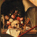 Una natura morta vanità in trompe-l'œil - Cornelius Norbertus Gijsbrechts — ambientato in un interno