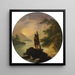 A view in the dark bay, New Zealand - William Hodges — wall display of the artwork