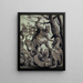 Saint Georges combattant le dragon - Urs Graf — framed artwork on a wall