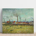 Riproduzione del dipinto Usines a Clichy - Vincent van Gogh