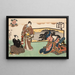 Huit vues figuratives Sugata Hakkei Pl5 - Utagawa Kunisada Toyokuni III — gerahmtes Bild an der Wand