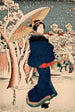Famous Places of the Eastern Capital The Year-End Fair at Asakusa - Utagawa Kunisada Toyokuni III — artwork view