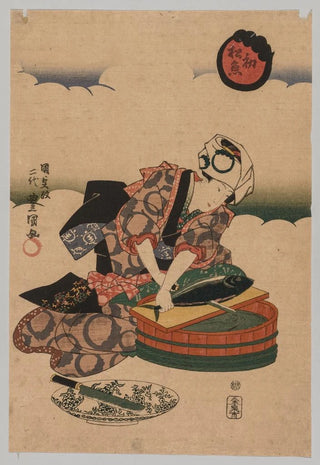 Utagawa Kunisada Toyokuni III - First Bonito of the Year.webp
