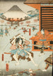 Night Attack of the Soga Brothers, Soga no Jūrō Sukenari and Koga no Saburō - Utagawa Kunisada Toyokuni III — artwork view