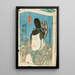 Actor of Osaka Nakamura Shikan in the role of the Daimyo Fujiwara no Tokihira - Utagawa Kunisada Toyokuni III — framed artwork on a wall
