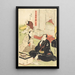 Acteurs Sawamura Sōjurō et Arashi Shincha - Utagawa Kunisada Toyokuni III — quadro incorniciato alla parete