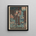 Hana, un peu de Shana - Utagawa Kuniyoshi — gerahmtes Bild an der Wand