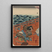 Saga gor mitsutoki - Utagawa Kuniyoshi — quadro incorniciato alla parete