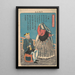 Fremde in Miyozakich - Utagawa Yoshimori — gerahmtes Bild an der Wand