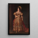 Marie Christine de Bourbon - Valentín Carderera y Solano — gerahmtes Bild an der Wand