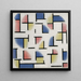 Variation über Komposition XIII - Theo van Doesburg — gerahmtes Bild an der Wand