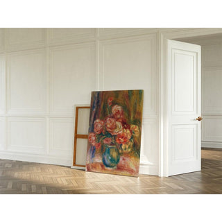 Vase de roses - Pierre-Auguste Renoir | Reproduction Tableau Décoration murale affiche copie