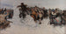 Prise einer verschneiten Stadt - Vasily Surikov — Ansicht des Kunstwerks
