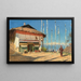 Tempio buddista a Darjeeling, Sikkim - Vasily Vereshchagin — quadro incorniciato alla parete