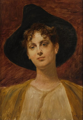 Vclav Brok - A portrait of a young girl.webp