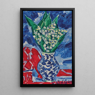 Vclav pla - Lily of the valley in the strake jug.webp