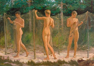 Venny SoldanBrofeldt - Boys Gathering a Fishing Net.webp