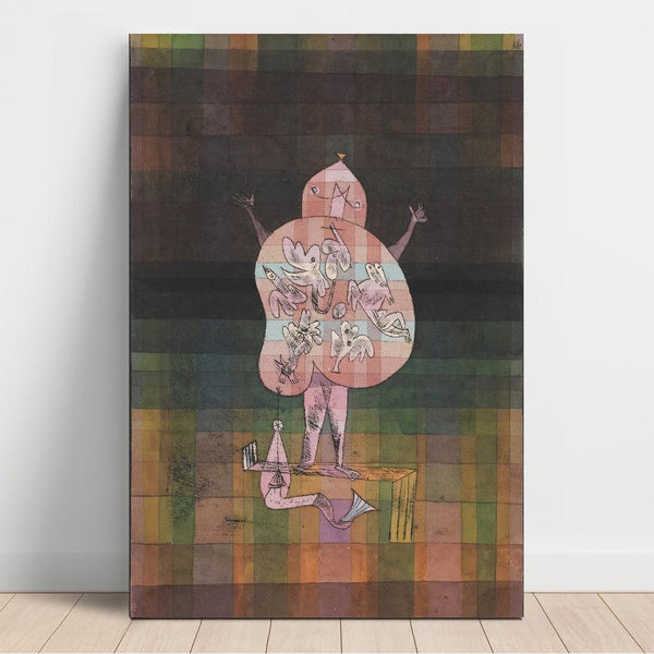 Ventriloque et crieur dans la lande - Paul Klee | Reproduction Tableau Décoration murale affiche copie