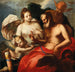 Venere e Cupido, Giove e Mercurio - Scuola veneziana — vista dell’opera
