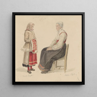 Vêtement d'hiver Mora - Adolph Tidemand