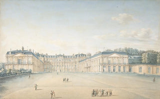VictorJean Nicolle - Courtyard of the Chateau de SaintCloud.webp