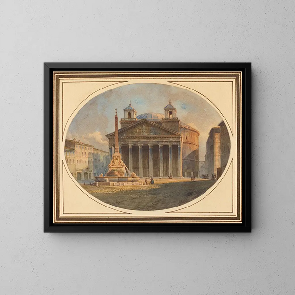 Le Panthéon - Victor Jean Nicolle — quadro incorniciato alla parete