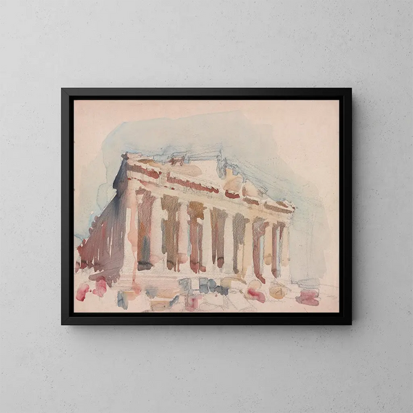 Parthenon - Victor Alfred Lundy — gerahmtes Bild an der Wand