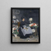 Die Blumenhändlerin - Victor Gabriel Gilbert — gerahmtes Bild an der Wand