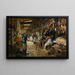 Der Pariser Markt - Victor Gabriel Gilbert — gerahmtes Bild an der Wand