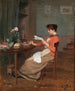 Lire les nouvelles - Victor Gabriel Gilbert — vista dell’opera