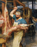 Der Metzger - Victor Gabriel Gilbert — Ansicht des Kunstwerks