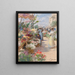 Der Blumenmarkt - Victor Gabriel Gilbert — gerahmtes Bild an der Wand