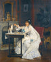Ein Essen zu zweit - Victor Gabriel Gilbert — Ansicht des Kunstwerks