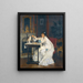 Ein Essen zu zweit - Victor Gabriel Gilbert — gerahmtes Bild an der Wand