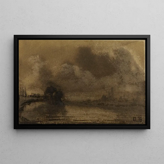 Victor Hugo - Bords dun lac ou dun fleuve.webp