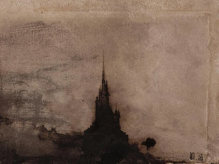 Victor Hugo - Clocher vu  contrejour.webp