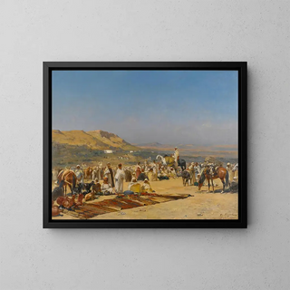 Victor Huguet - Market In The Desert.webp