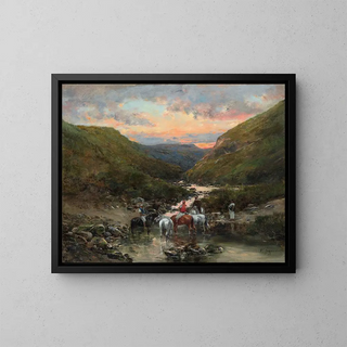 Victor Huguet - Ravine Near Biskra.webp