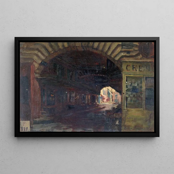 Victor Marec - Entre du clotre SaintHonor rue des BonsEnfants.webp