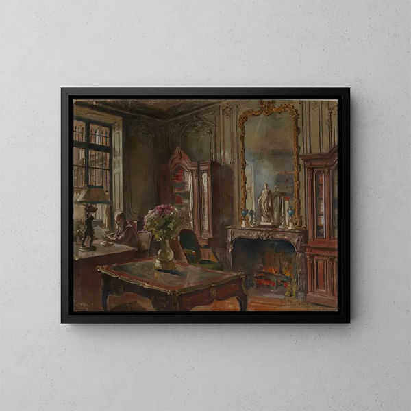 Salon des 13. Quai de Conti, M. Pigoreau - Victor Marec — gerahmtes Bild an der Wand