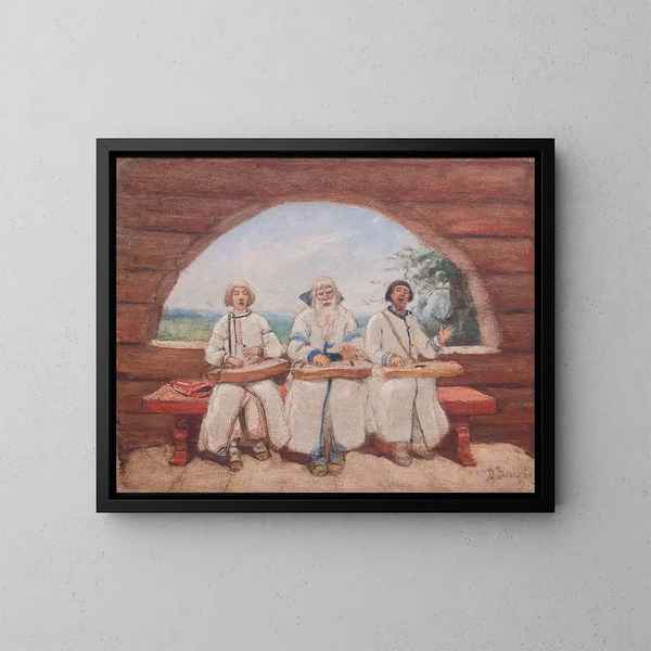 Guslière - Victor Mikhailovich Vasnetsov — gerahmtes Bild an der Wand