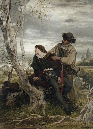 Victor Mller - Hamlet and Horatio in the Churchyard.webp