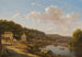 Vista della Senna e delle colline di Suresnes - Victor de Grailly — vista dell’opera