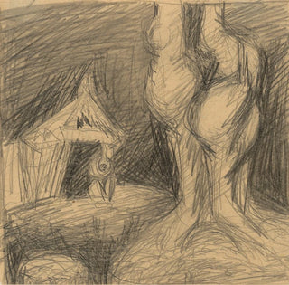 Jn Novk - Old Woman Sitting in front of a Cottage.webp