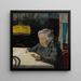 Vecchia signora che legge - Arnold Peter Weisz-Kubnan — quadro incorniciato alla parete