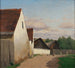 Vecchie case a Gaudenzdorf - Ferdinand Brunner — vista dell’opera
